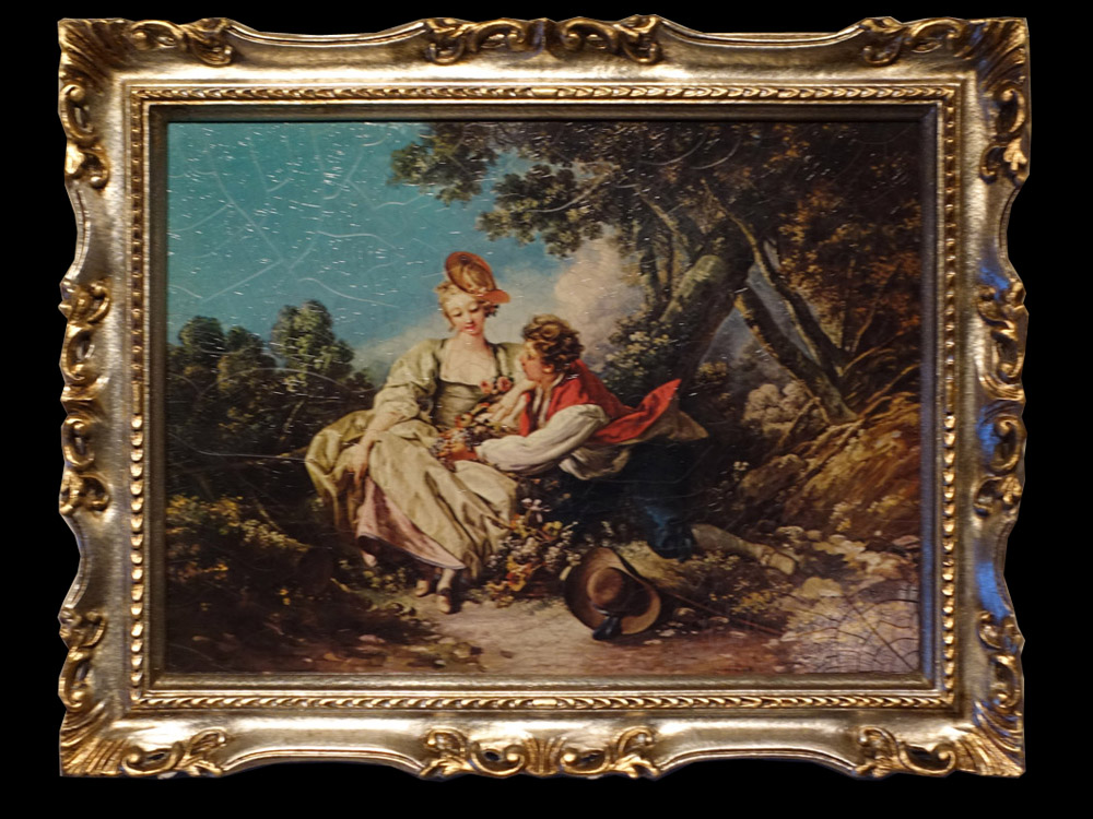 世界の名画 複製画 『秋』フランソワ・ブーシェ 39x49cm 世界の名画 複製画 『秋』フランソワ・ブーシェ 39x49cm