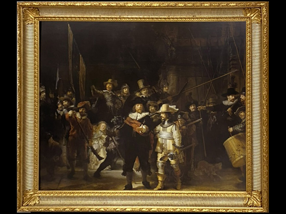 世界の名画 複製画 『夜警』レンブラント 1642年 アムステルダム国立美術館所蔵