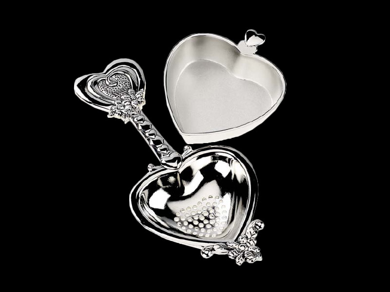 Orchid Design ハート・ティーストレイナー シルバー Orchid Design ハート・ティーストレイナー シルバー