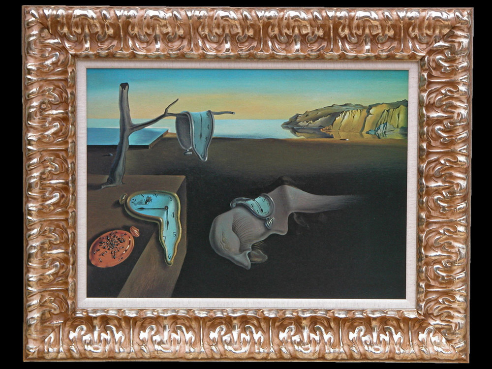 世界の名画 複製画 『記憶の固執』サルバドール・ダリ