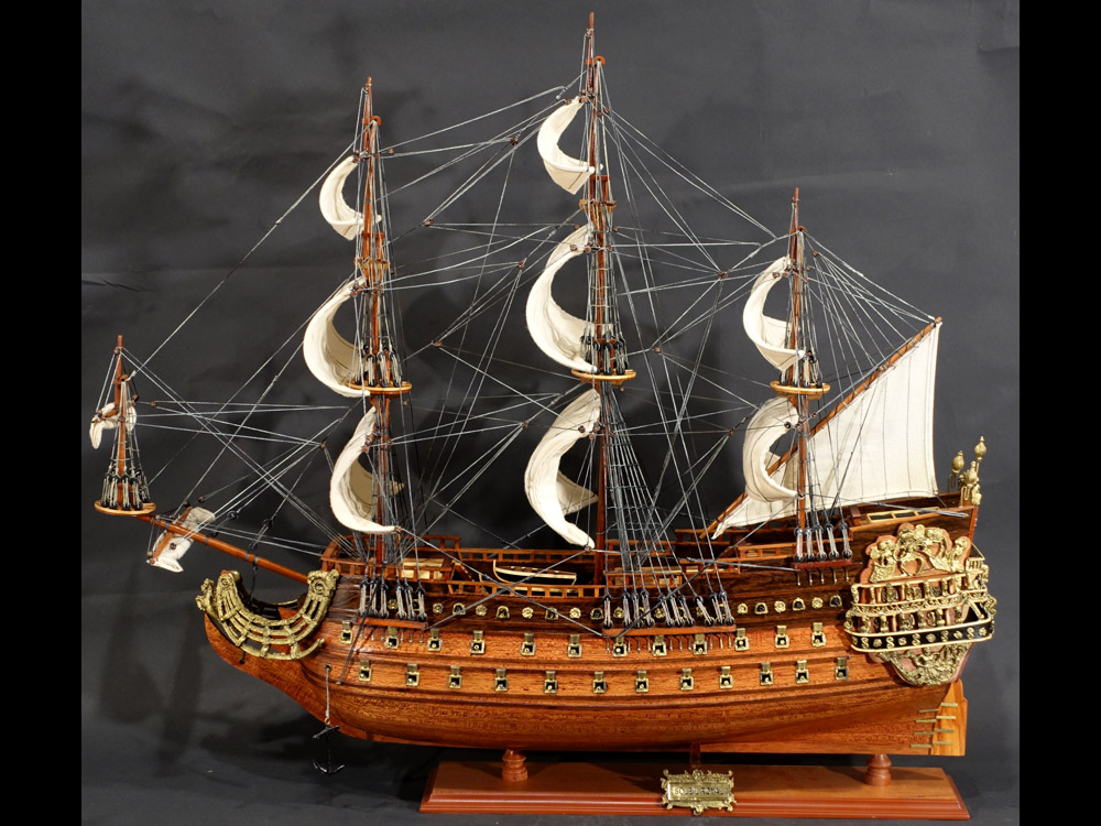モデルシップ 「ソレイユ・ロワイヤル 1690 フランス」95cm モデルシップ 「ソレイユ・ロワイヤル 1690 フランス」95cm