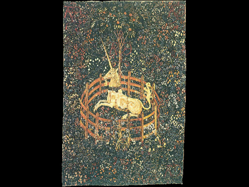 イタリア製 タペストリー 『ユニコーン』85x122cm イタリア製 タペストリー 『ユニコーン』85x122cm