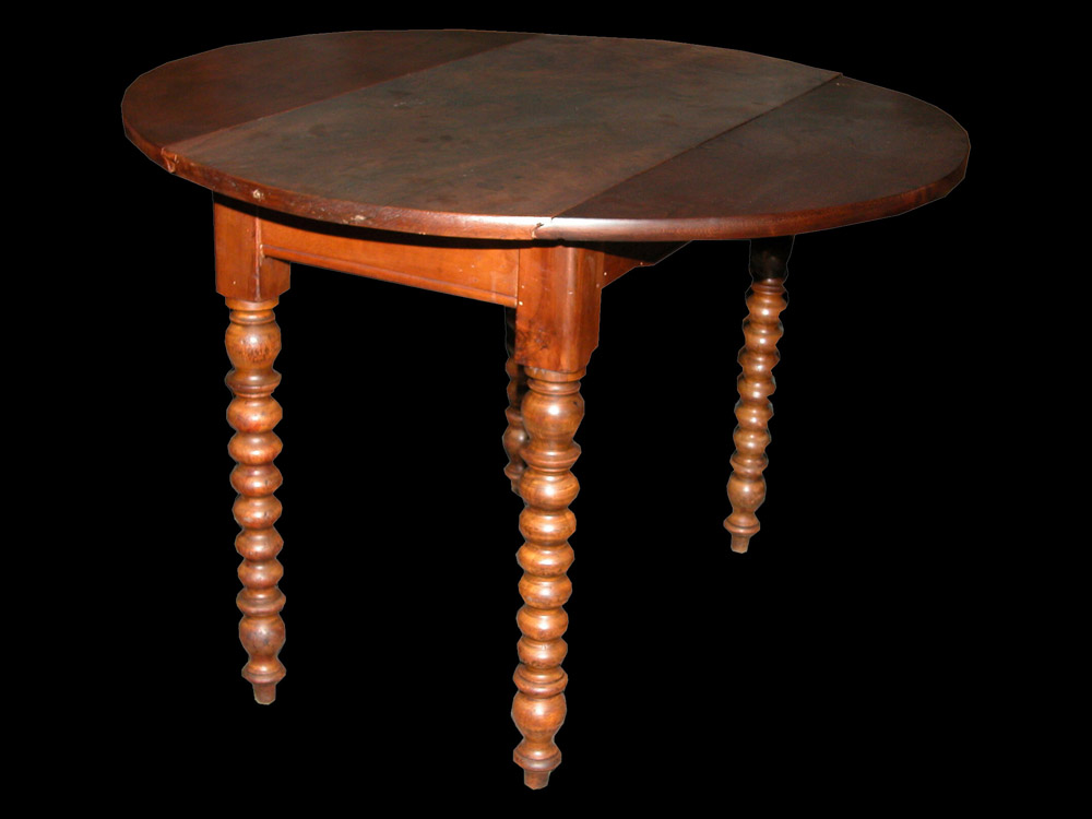 フランスアンティーク ペンブロークテーブル 1850-80年頃 ウォールナット