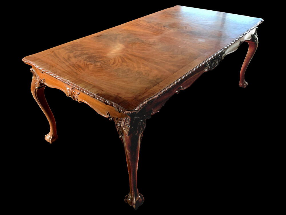 アンティーク ルイ15世様式 グランドダイニングテーブル マホガニー 1900年頃
