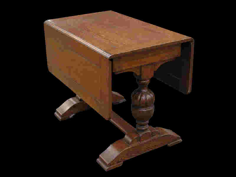 英国アンティーク ドロップリーフテーブル 1920年頃 オーク