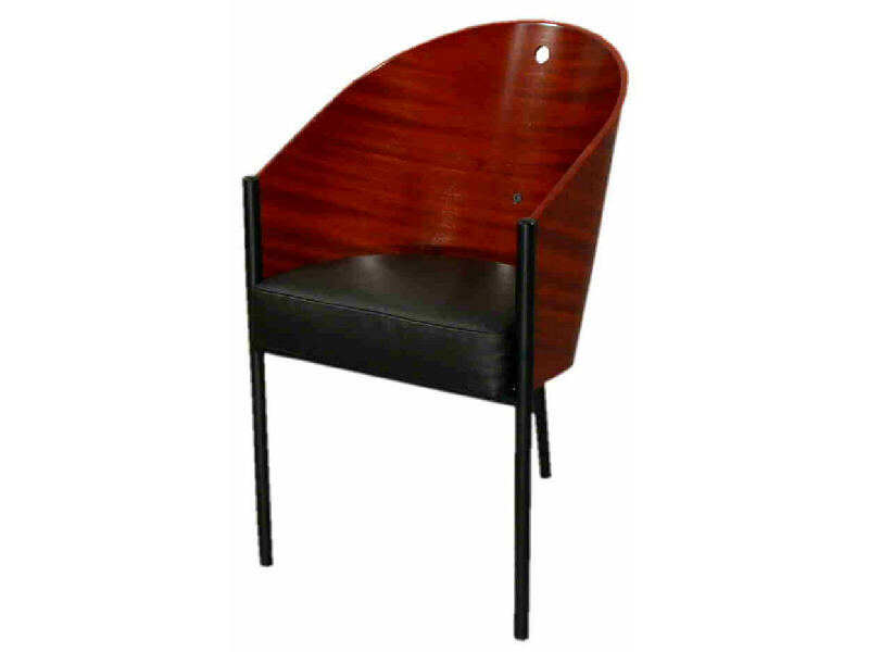 ”コステス”アームチェア Anilin Black /Mahogany ”コステス”アームチェア Anilin Black /Mahogany